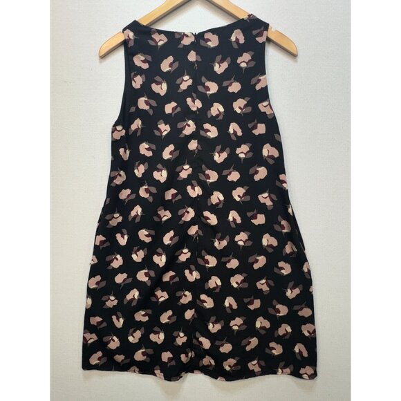 Lulus Womens Floral Shift Dress Size S Black Sleeveless V-Neck Summer Mini Chic - Picture 10 of 13